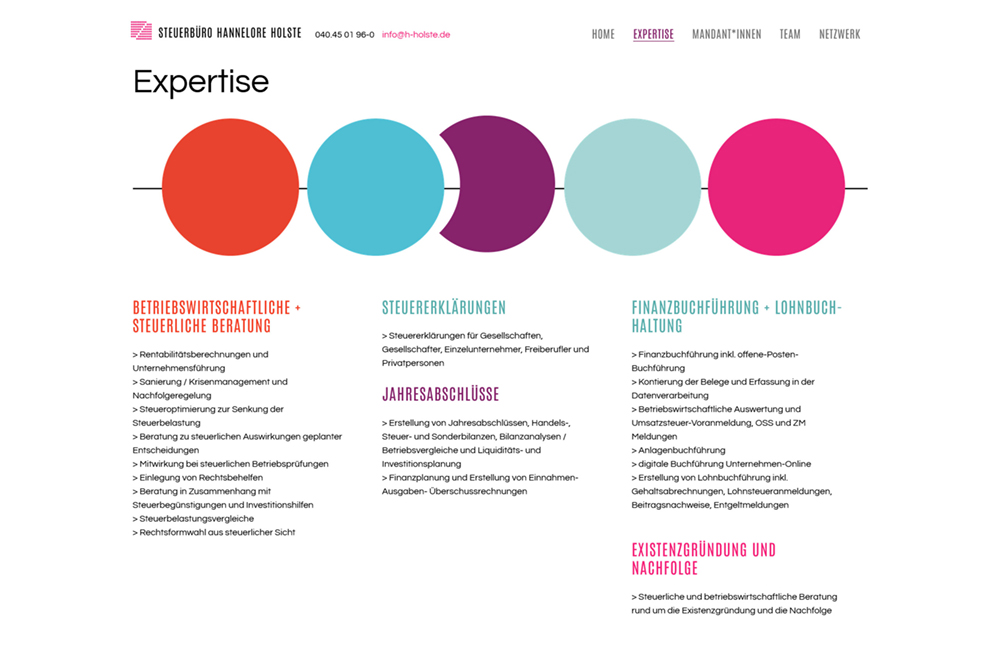 Webdesign & Webentwicklung für Steuerberater & Finanzbranche - shinyCube - Hamburg