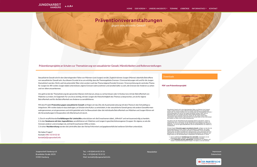 Web Design & Web Development for Associations & Social Organizations / Social Projects - shinyCube - Hamburg