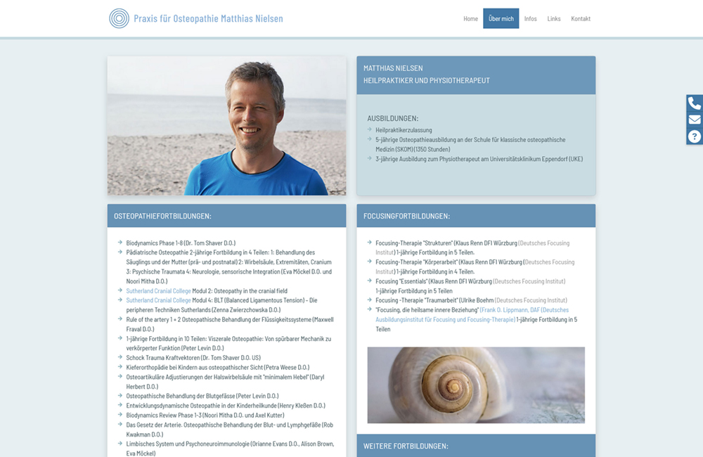 Webdesign & Webentwicklung für Praxen & Gesundheit - shinyCube - Hamburg